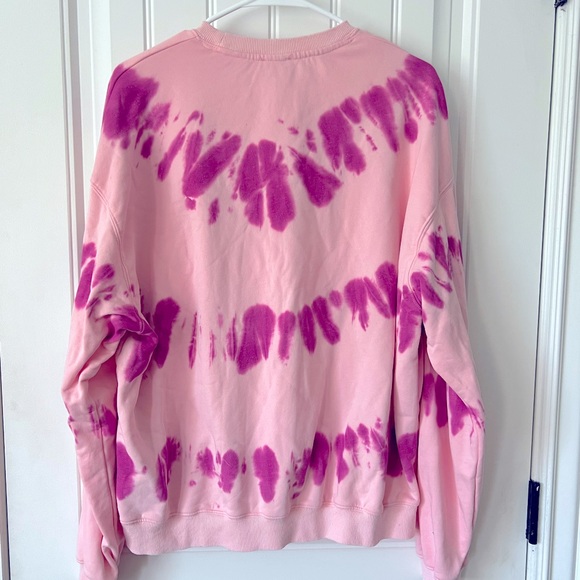 Les Lis pink tie dye sweatshirt. Size M. Trendy & comfy, not too heavy. - Picture 4 of 4